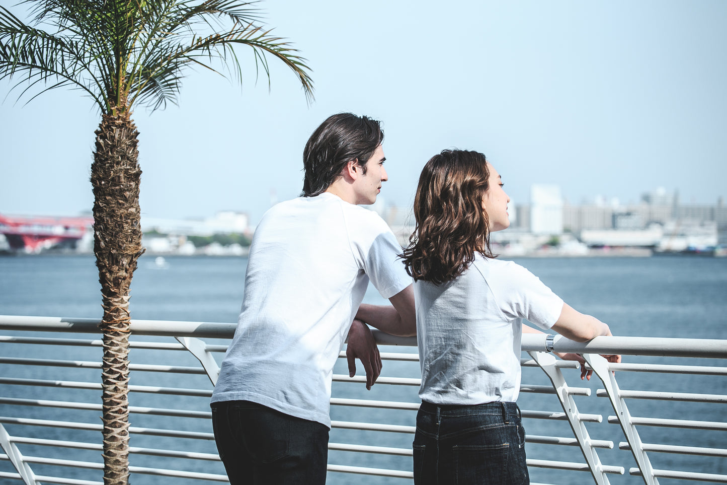 MEN’S ムラ糸クルーネックTシャツ半袖