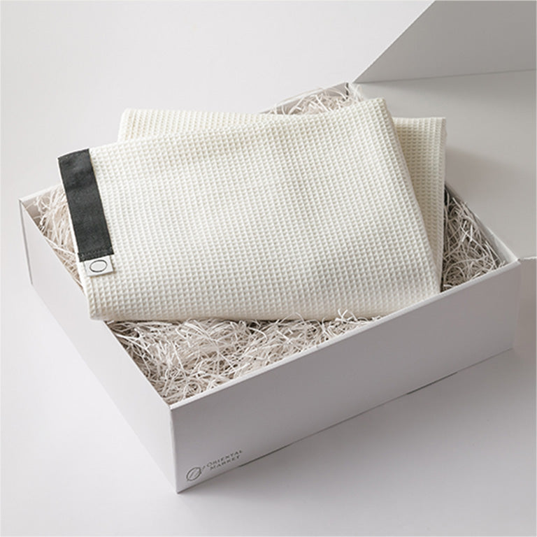ORIENTUM ヘンプワッフルブランケットギフトボックス【BOX付】