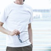 MEN’S ムラ糸クルーネックTシャツ半袖