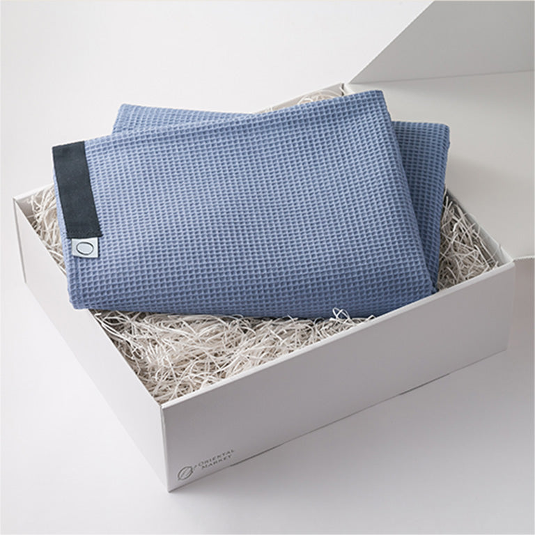 ORIENTUM ヘンプワッフルブランケットギフトボックス【BOX付】