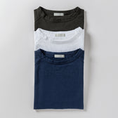 WOMEN’S ムラ糸クルーネックTシャツ半袖