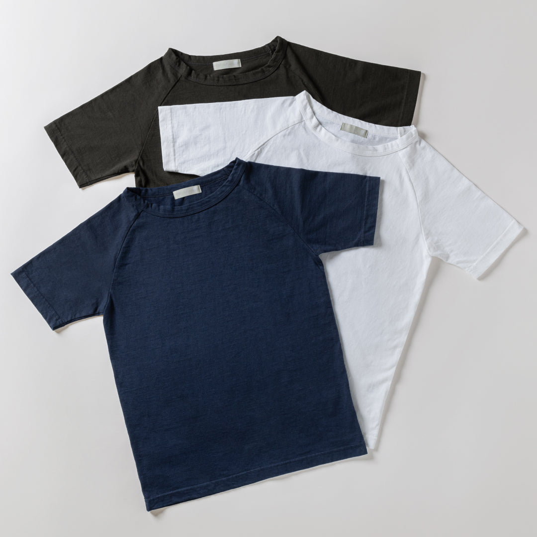 WOMEN’S ムラ糸クルーネックTシャツ半袖